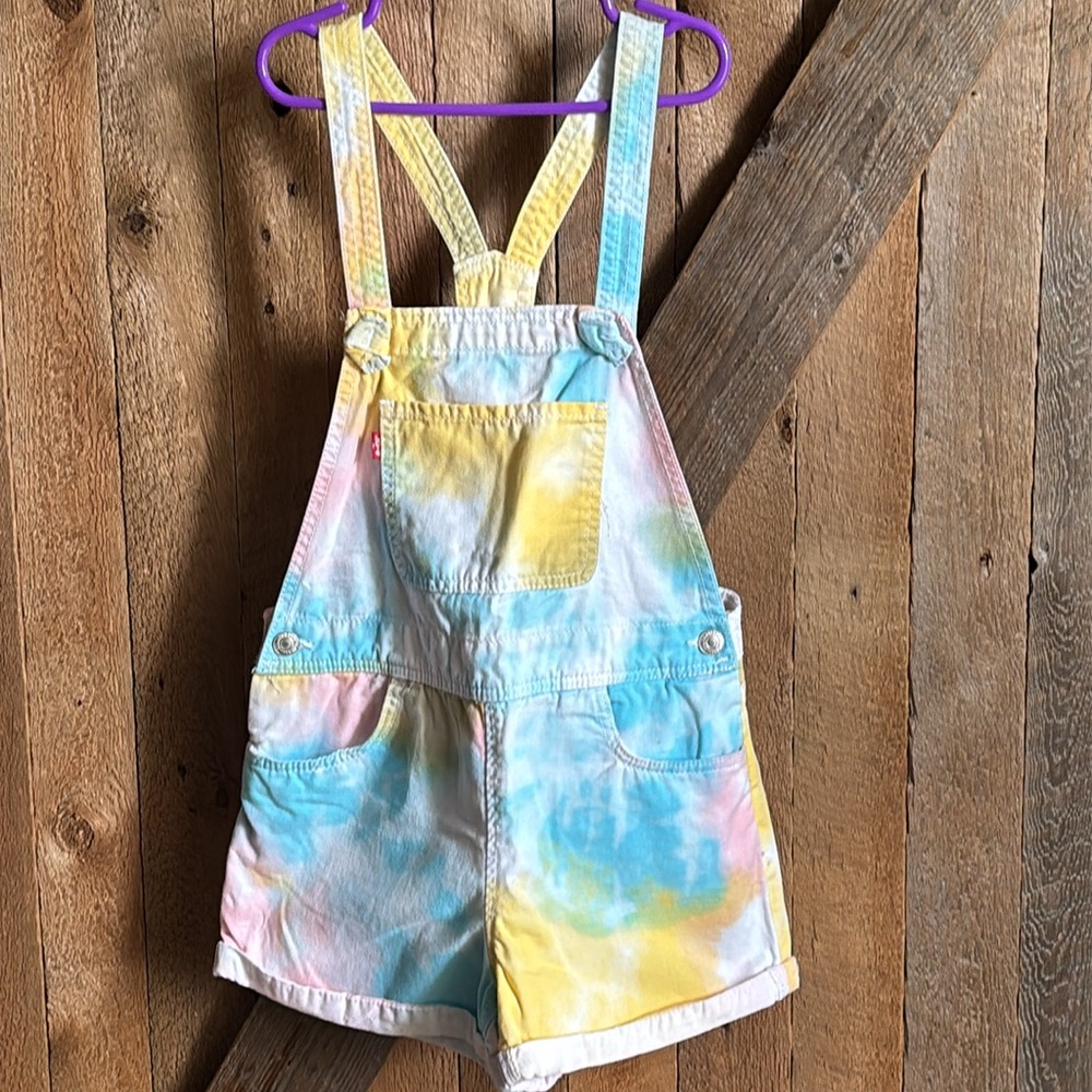 Levi's Shortall Tie-Dye girl size 12